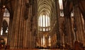 Interior Cologne Cathedral, Germany, october, 2020