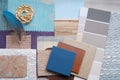 Interior color design selection Royalty Free Stock Photo