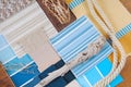 Interior color design selection Royalty Free Stock Photo