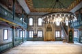 The interior of the colorful mosque in Travnikto