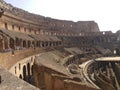 Interior of the Colosseum Royalty Free Stock Photo