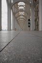 Interior columns at the cruise terminal - Doha Port