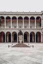 Inner courtyard of the Alcazar of Toledo Royalty Free Stock Photo