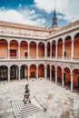 Inner courtyard of the Alcazar of Toledo Royalty Free Stock Photo