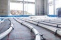 Pipes for hydronic underfloor heating