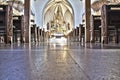 Interior of contemporary church