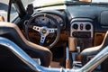 Interior of a convertible Japanese Mazda Mx-5 Miata sports car