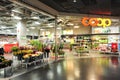 Interior of Coop supermarket store