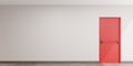 Interior Copy Space Background With Emergency Fire Door 3D Render Illustration Royalty Free Stock Photo