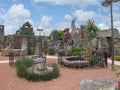 Interior of Coral Castle in Florida, USA