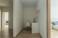 Interior of the corridor and hallway. view of the corridor, the transition from room to room of a small apartment. harmonious colo Royalty Free Stock Photo