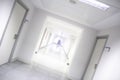 Interior corridor hospital Royalty Free Stock Photo