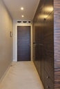 Interior of a corridor in modern apartment Royalty Free Stock Photo