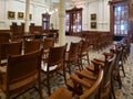 Interior court of Criminal Appeals Courtroom Royalty Free Stock Photo