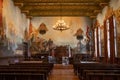 Interior Courtroom in  the Courthouse in Santa Barbara Royalty Free Stock Photo