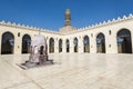 Interior courtyard of the Al-Hakim Mosque, Cairo, Egypt Royalty Free Stock Photo