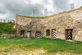 Interior courtyard of historical fortress Spitzberg- Ostrog in Srebrna Gora, Poland Royalty Free Stock Photo