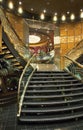 Interior of cruise ship MSC Poesia Royalty Free Stock Photo