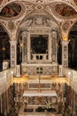 The Crypt. Cathedral, Salerno. Italy