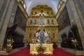 Interior decor of the Huamanga Cathedral Basilica of St. Mary, Ayacucho, Peru