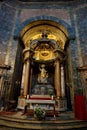 Interior decoration of the ancient basilica of the ninth century