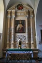 Interior decoration Cathedral of the Holy Apostles Peter and Paul in Kamyanets-Podolsk