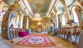 Interior decoration of the church of St. Nicholas in the village of Zheravna in Bulgaria Royalty Free Stock Photo