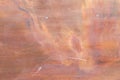 Rusted copper steel plates for use in designing patterns. Loft uses iron materials. Royalty Free Stock Photo