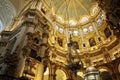Interior decorations of Granada Royal Cathedral Royalty Free Stock Photo