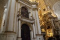 Interior decorations of Granada Royal Cathedral Royalty Free Stock Photo