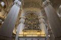 Interior decorations of Granada Royal Cathedral Royalty Free Stock Photo