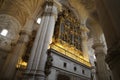 Interior decorations of Granada Royal Cathedral Royalty Free Stock Photo