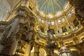 Interior decorations of Granada Royal Cathedral Royalty Free Stock Photo