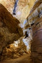 Interior of the deep Lapinha cave Royalty Free Stock Photo