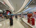 Interior of Departure Terminal of Changi Airport