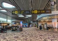 Interior of Departure Terminal of Changi Airport