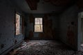 Derelict Interior - Abandoned House - Jewell Valley, Virginia Royalty Free Stock Photo