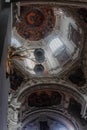 Interior design, ceiling view of St.Stephan cathedral in Passau Germany