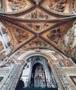 The interior design of the Duomo di Orvieto, one of the most beautiful cathedral in italy, Royalty Free Stock Photo