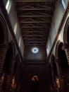 The interior design of the Duomo di Orvieto, one of the most beautiful cathedral in italy Royalty Free Stock Photo