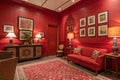 Red interior Royalty Free Stock Photo
