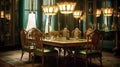 Interior Design Inspiration Of Art Nouveau Vintage Style Dining Room Loveliness .
