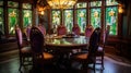 Interior Design Inspiration Of Art Nouveau Vintage Style Dining Room Loveliness .