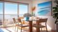 Interior design inspiration of Coastal Modern style dining room loveliness .