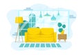 Interior design of a living room Royalty Free Stock Photo