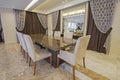 Interior design of luxury apartment dining room Royalty Free Stock Photo