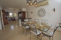 Interior design of luxury villa kitchen Royalty Free Stock Photo