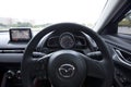 Interior design of Mazda CX-3 dashboard
