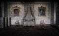 Interior design of a royal bedroom from Versailles Palace Royalty Free Stock Photo