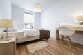 Interior design series: Modern Bedroom Royalty Free Stock Photo